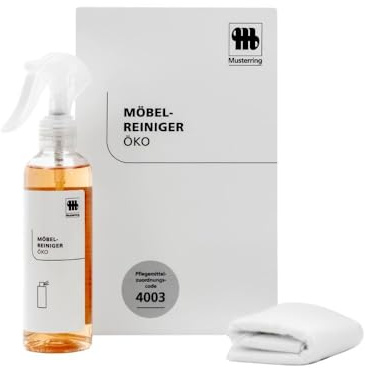 Musterring Möbelreiniger ÖKO Set 200ml – umweltfreundlicher Reiniger für Möbel, Hochglanz- & Lackoberflächen – inkl. Pflegetuch, schonend & effektiv