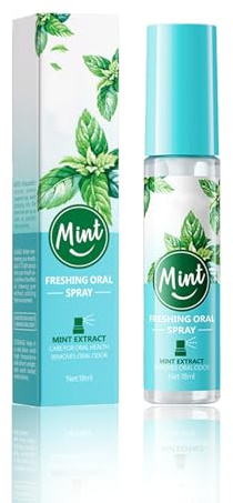 Mundspray Für Frischen Atem,Fruchtgeschmack,Menthol,Gegen Mundgeruch,Reduziert Trockenheit,Praktisch Für Unterwegs