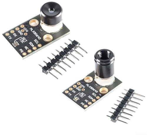 MLX90640 Wärmebildmodul 32 x 24 Array I2C Temperatursensor für Arduino für Raspberry Pi menschliche Erkennungsprojekte DIY Elektronik (MLX90640BAB)