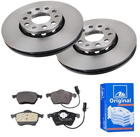 2 Bremsscheiben belüftet 288 mm + Bremsbeläge Vorne von ATE belüftet (1420-21745) Bremsensatz Bremsanlage Bremsen-Kit,Bremsenset, Bremsscheiben, Bremsbeläge, Bremsen-Set, Beläge, Bremsbelag,