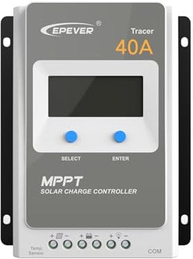 EPEVER Tracer 4210AN MPPT Laderegler charge controller 40A auto work 12V/24V LCD Display commen negative Erdung