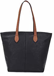 Women's shoulder tote Handbag with Handle and Soft Leather