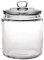 Chiner - Tarro Biscotti de Cristal 3,8 L | Almacenaje de Galletas y Dulces | Apto para Lavavajillas | Gran Capacidad con Tapa 175mm, Color Claro, Material Cristal