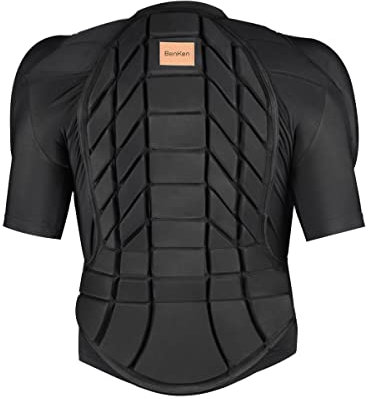 BenKen Ultra Leichter Schutzausrüstung Ski Körper Panzer Rücken Protektor, Außen- Sports Antikollision Backprotector Protektorenjacke für Snowboard & Skaten L