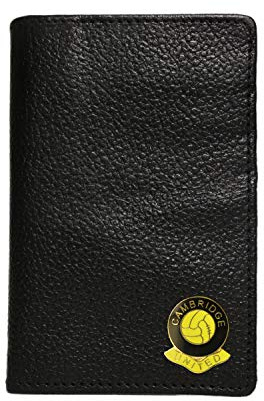 Cambridge United Football Club Leather Credit Card case