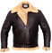 B3 Bomberjacke Fliegerjacke Echt Shearling B3 Bomberjacke Winter, Raf Noble House, XL