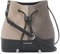 Calvin Klein Damen Gabrianna Novelty Bucket Shoulder Bag Eimer, Graue Kombination
