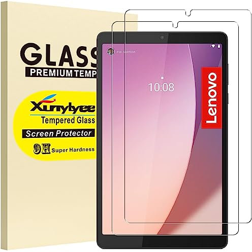 XunyLyee 2 Stück, Panzer Schutz Glas für Lenovo Tab M8 4th Gen/ M8 3rd Gen/ M8 HD 2nd Gen/ M8 FHD (8.0 Zoll) Schutzfolie Displayschutz