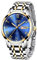 LIGE Orologi Uomo Acciaio Inossidabile Impermeabile Sportivo Quarzo Analogico Orologio Data (blue)