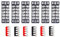 HUAZIZ Schraubklemmenleiste, Screw Terminal Block, 6 Stück Zweireihige 5 Position Schraubklemmenleiste 600V 15A mit Abdeckung + 6 Stück Vorisolierte Terminal Barrier Strip