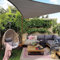 Suinga - Dreifachkerze aus Polyester, 5 x 5 x 5 m, Grau, 165 g/m2 UV-Garten.