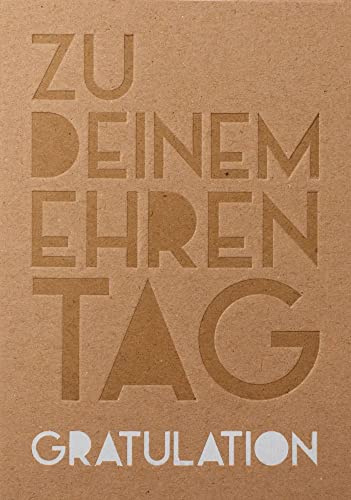 Räder Prägegrußkarte Zu deinem Ehrentag