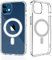 Losvick for iPhone 12 Mini Case Compatible with MagSafe, Shockproof [Anti-Yellow] Scratch-Resistant Hard PC + TPU Bumper Cover Magnetic Case for iPhone 12 Mini 5.4'', Clear