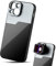 MOJOGEAR - Compatible with iPhone 13 Mini - 17mm Lens Case - Black/Grey