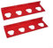 Battery Holder Suitable For Milwaukee M12, Metal Wall Mount Bracket With 4 Slots For Battery Or Tool Kit Organizers(2PCS)