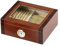 Generisch Humidor aus Wurzelholz Glas in cognacbraun mit Sichtfenster
