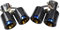 Auto-Endrohre Für G20 G21 M340i G42 M240i Auspuff Edelstahl Schalldämpfer Spitze Auto Auspuff Endrohr 1 Paar Auspuffblenden (Farbe : Carbon Fiber B)
