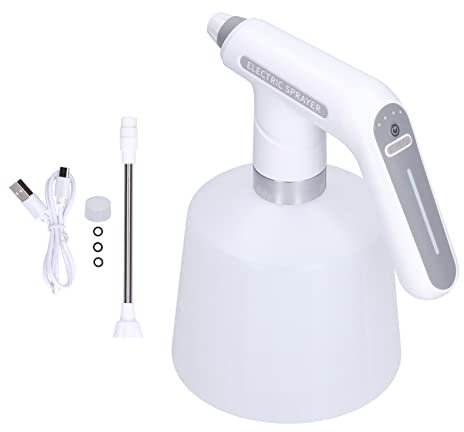 Regadera Eléctrica Automática de Flores para Plantas de Interior,Flores de Jardín,Plantas, Hervidor de Agua,Botella,Regaderas de Jardín para Plantas de Casa Al(Regadera eléctrica tipo mango-1.5L)