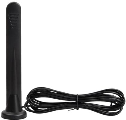 Antenne 5G LTE Amplificateur De Signal, Routeur Antenne RéSeau Omnidirectionnelle GSM/GPRS/3G/4G Antenne Mimo à Base MagnéTique 12DBi SMA avec CâBle 3m pour IntéRieure Et ExtéRieure
