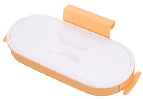 BYDEADY Trash and Recycling Bin Garbage Bag Racks Kitchen Rubbish Bag Holder Cabinet Waste Bin Hanging Racks Trash Storage Rack Portable Storage Tools, 4 Colours Office Trash Can