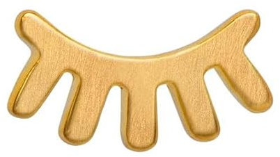 LULU COPENHAGEN GOLD PLATED 925 LULUE150 BLINK GOLD BRUSHED, Taglia unica, Gelbgold, Kein Edelstein