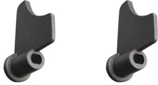 Juego de 2 piezas antiadherentes para hacer pan, paletas ligeras para amasar para hornear en casa, 62 x 21 x 44 mm, color negro