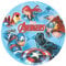 Dekora, Avengers Edible Cake Topper, Decoration for Children's Birthday Cake, Round 20CM