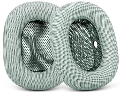 Ersatz-Ohrpolster für AirPods Max – verbesserte Ohrmuscheln für Apple AirPods Max Kopfhörer, GvOEARS Ohrpolster, schweißfest (grün)
