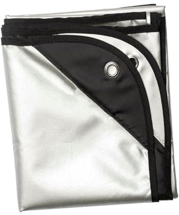 ibasenice Funda para Batería Exclusiva Decorativa Color Y Plateado de Tela Oxford Resistente al Agua Y al Polvo para Batería