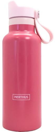 NERTHUS FIH 1409 Botella Termo Sport 500ml con Tapón CLICK & DRINK