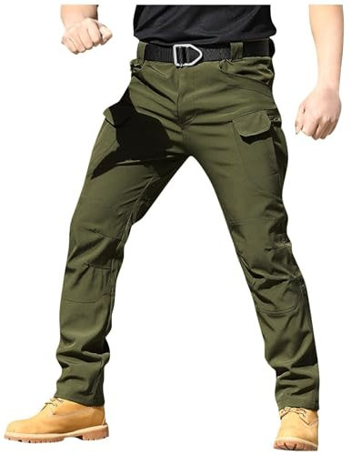 Arbeitshosen Schnittschutzhose Herren Stoffhose Männer Stretch Arbeitskleidung Modern Cargo Hosen