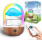 Diffusor für Ätherische Öle Mit Regenbogenlicht, Weljoy Aroma Diffuser Mit Wassertropfen, Diffuser Luftbefeuchter Mit Exklusive APP-Verbindung, Wassertropfen Sound Für Schlafen/Entspannung