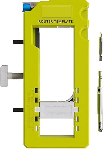 DOOCECIY Hinge Jig for Cabinet and Door, Opener Slotting Locator for Hinge Installation