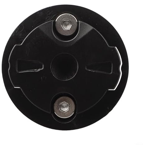 Adaptador de montaje para cámara deportiva para bicicleta, para Garmin para dispositivos compatibles con Edge, modelo macho, construcción ligera de ABS, color negro (macho)