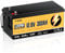 Rvpozwer 12V 300Ah Bateria Lifepo4, Batería de Litio con BMS de 200A y Protección Contra Bajas Temperaturas, 18000 Ciclos, Baterías de 3840Wh Para Autocaravanas, Caravanas, Barcos y Placas Solares