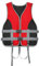 AmphaDeco Giubbotto Salvagente per Adulti e Bambini, Giubbotto Salvagente Regolabile, Giubbotto Universale da Snorkeling con Strisce Riflettenti e Fischietto, Giubbotto di Sicurezza per SUP,Rosso,L