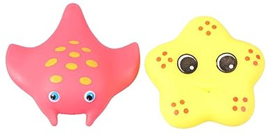 BESPORTBLE 8Piezas Animales Acuáticos Incluye Peces Agua Chirriantes y Pulverizadores para Hora