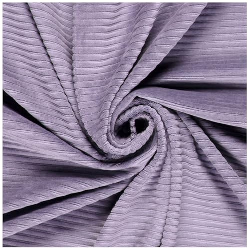 Velour Nicky Kord-Stoff breit gerippt elastisch uni ab 50 x 155cm Oeko-Tex