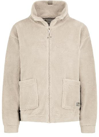 Sublevel Damenjacke Modischer Teddy-Fleece Style Weich und Warm mit Taschen