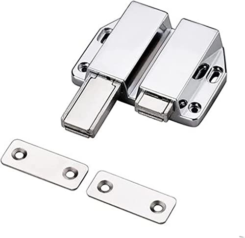 KFGISD, Druckknopfschloss, Anhänger-Paddelschloss, Wohnwagentürschloss, Schranktür-Touch-Push, robust, 2er-Pack, for Öffnen des Schranks drücken,Druckknopfschloss(From)