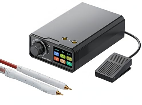 Tuidzljd Saldatore A Punti Portatile UK3 per Batterie 18650, Attrezzo per Saldatura di Pacchi Batterie al Litio, Mini Macchina Fai-Da-Te.