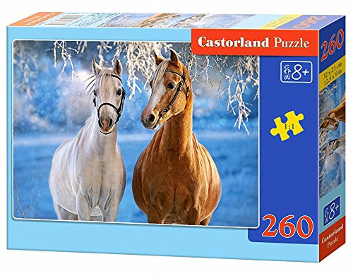 Castorland Puzzle The Winter Horses, 260 Teile, bunt, B-27378-1