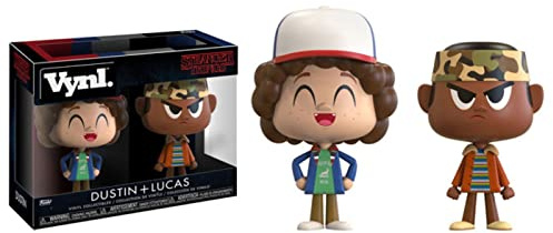 Funko 21969 Stranger Things Dustin and Lucas Vinyl Figure, 4 Inch