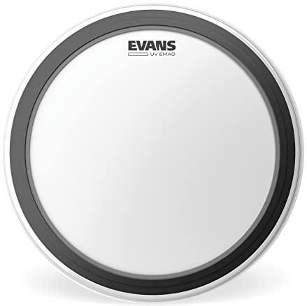 Evans Bass Drum Heads - EMAD UV Coated Bass Drumhead - B16EMADUV - 16 Inch