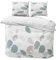 Class Home Collection Bettwäsche 200x200 – Bettwäsche-Sets mit Bettbezug 200 x 200 und Kissenbezug 80x80 – Bettwäsche 200x200 Baumwolle – Bettwäsche Bettbezug mit Reißverschluss Feder Weiß