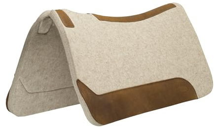 Weaver Equine Unisex-Erwachsene 76,2 x 76,2 cm Filz-Pad Schabracke, Hellbraun, 1 Stück (1er Pack)
