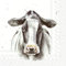 IHR 20 Servietten Motiv: Farmfriends Cow - Schwarzbunte 33x33cm