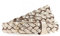Vanzetti Braided Women's Belt W75 Gold Metallic