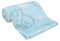Disney Dumbo Pastellblau, Grau & Weiß Wolken & Sterne Superweiche Babydecke, Hellblau, Grau, Weiß