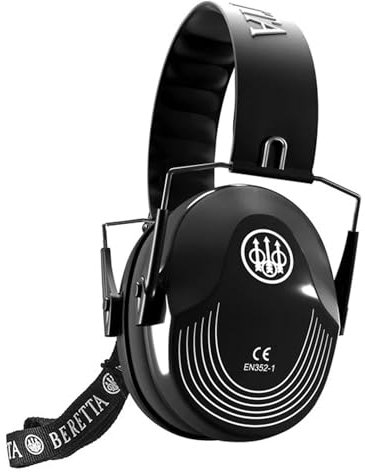Beretta Unisex New Prevail Ohrenschützer, Schwarz, Uni